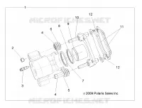 REAR BRAKE CALIPER