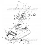 HOOD ASSEMBLY LITE/0933433,STARLITE/0933427 AND  LITE DELUXE/0933431 (4922972297005A)