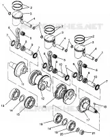 PISTON   CRANKSHAFT STORM 0965782, STORM SKS 0965582,  EURO STORM E965782 (4931593159D004)