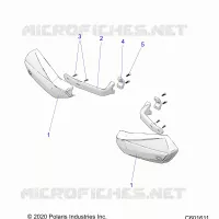 STEERING, HAND GUARDS