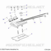 ENGINE, THROTTLE BODY AND VALVE COVER
