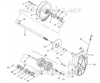 DRIVE TRAIN ASSEMBLY 500 EFI/0930674 AND  500 EFI SKS/0930574 (4922962296018A)