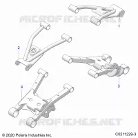 REAR SUSPENSION CONTROL ARMS