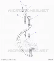 ENGINE, IGNITION COILS AND SPARK PLUGS