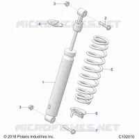 SUSPENSION, REAR SHOCK
