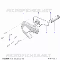 ENGINE, WATERPUMP IMPELLER AND COVER