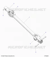 DRIVE TRAIN, FRONT PROP SHAFT