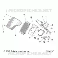 ENGINE, COOLING SYSTEM, RADIATOR/SHROUD