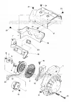 BLOWER HOUSING AND RECOIL STARTER SPORT AND SPORT GT (4916821682033A)