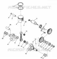 PISTON   CRANKSHAFT 4X4 350L S938139 (4924342434037A)