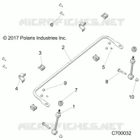SUSPENSION, FRONT STABILIZER BAR
