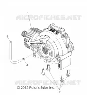 DRIVE TRAIN, FRONT GEARCASE MOUNTING