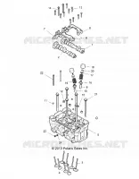 ENGINE, CYLINDER HEAD AND VALVES