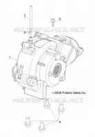 DRIVE TRAIN, FRONT GEARCASE MOUNTING