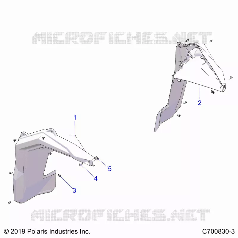 FENDER FLARES, FRONT
