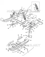 FRONT SUSPENSION AND SKI