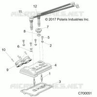 THROTTLE BODY AND VALVE COVER