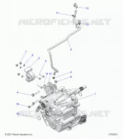 DRIVE TRAIN, MAIN GEARCASE MOUNTING