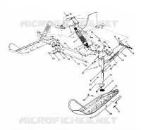 FRONT SUSPENSION AND SKI 500 AND 500 CLASSIC UPDATED 2/90 (4916791679007A)
