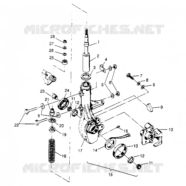 FRONT STRUT   ASSEMBLY  4X4 400L W948140 (4926772677B004)
