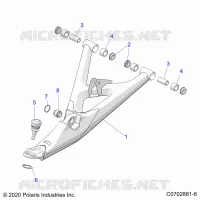 FRONT SUSPENSION CONTROL ARMS LOWER