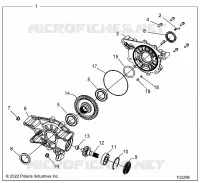 DRIVE TRAIN, REAR GEARCASE INTERNALS