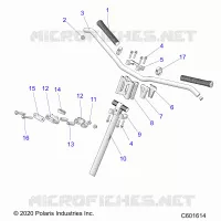 UPPER STEERING & HANDLEBAR ASM.