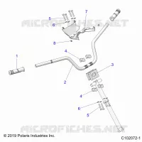 STEERING, HANDLEBAR AND CLAMPS