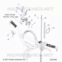 ENGINE, THROTTLE CONTROL ASM.