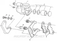 FRONT BRAKE MAGNUM 4X4 W968144 AND  SWEDISH MAGNUM 4X4 S968144 (4936053605B006)