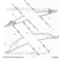 FRONT SUSPENSION CONTROL ARMS