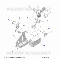 ELECTRICAL, BATTERY, MANUAL START POWER UP COMPONENTS