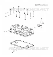 ENGINE, VALVE COVER
