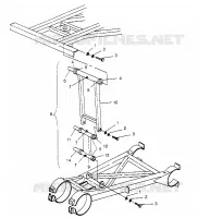 REAR STRUT STABILIZER ASSEMBLY 6X6 400L