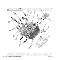 ENGINE, CYLINDER HEAD ASM.