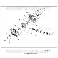 DRIVE TRAIN, REAR GEARCASE INTERNALS