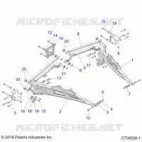 REAR SUSPENSION CONTROL ARMS