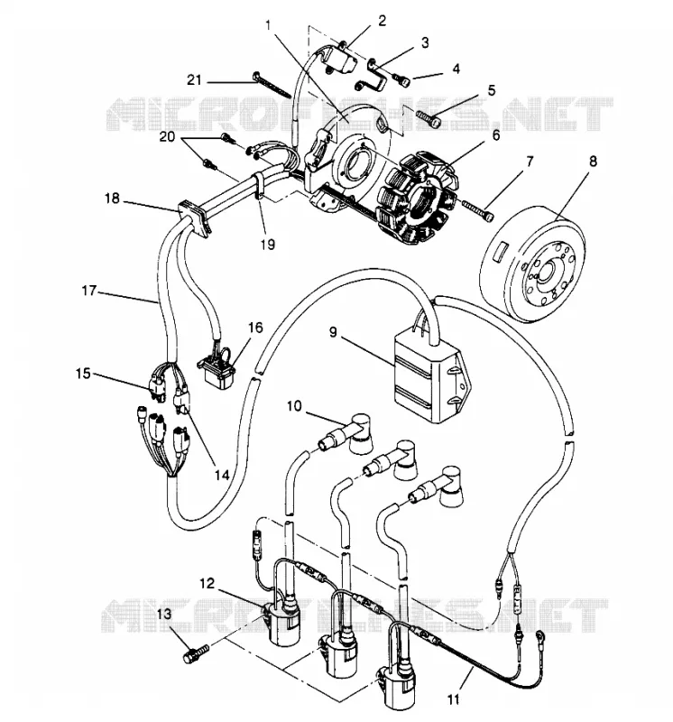 MAGNETO XLT TOURING  0963357 AND EUROPEAN XLT TOURING  E963357 (4931923192C014)