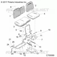 SEAT ASM. AND SLIDER