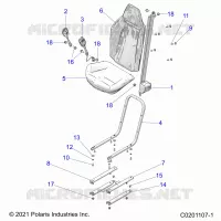 SEAT, MOUNTING AND BELTS