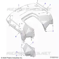 REAR BODYWORK CAB