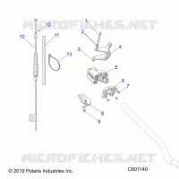 ENGINE, THROTTLE  CONTROL ASM.