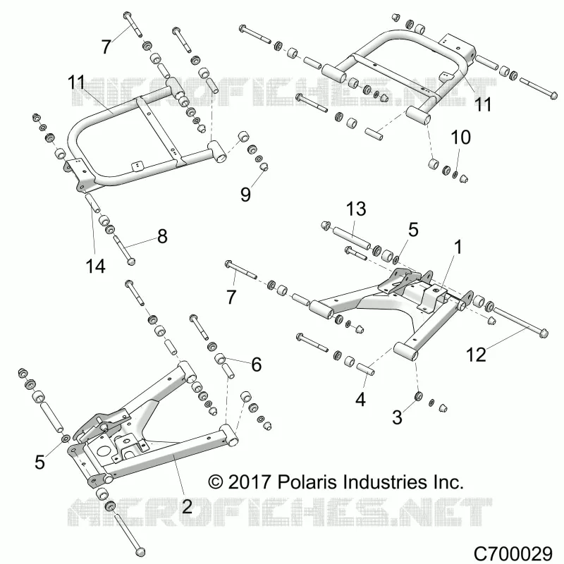 REAR SUSPENSION CONTROL ARMS