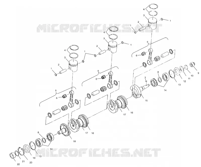 CRANKSHAFT AND PISTON