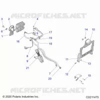 ELECTRICAL, HORN AND LICENSE PLATE BRACKET