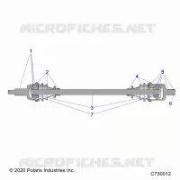 DRIVE TRAIN, FRONT HALF SHAFT