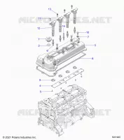 ENGINE, VALVE COVER