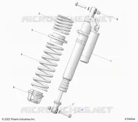 SUSPENSION, FRONT SHOCK MOUNTING, STANDARD/PREMIUM