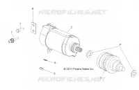 ENGINE, STARTING MOTOR