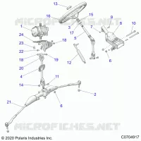 POWER STEERING EPS STEERING ASM.